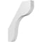 Ekena Millwork 3-in. W x 16-in. D x 22-in. H Stanfield Architectural Grade PVC Knee Brace BRCP03X16X22STA - alternate 1